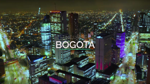 Time lapse Bogotá desde la Torre Colpatria 4K
